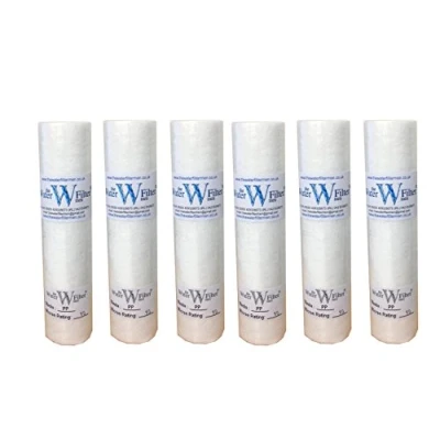 Image of 10&quot; PP Sediment 10mic Particle Water Filter Cartridge 10 Micron (6 Pack)