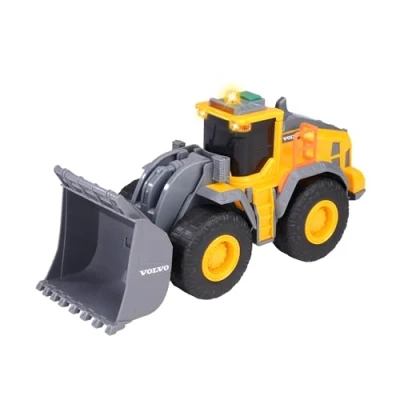 Image of Dickie Toys 203723006 Volvo Wheel Loader Toy car, Yellow/Grey