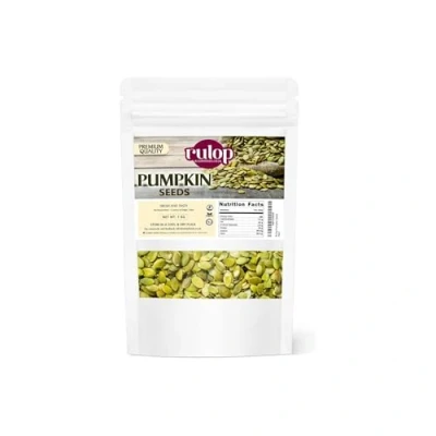 Image of Rulop Pumpkin Seeds 1kg, Gluten Free and Vegan Approved Raw Seed Kernels with Protein, Fibre Minerals (pack of 2)