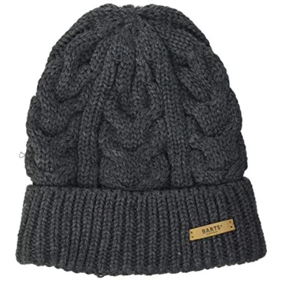 Image of Barts Women&#039;s Zira Beanie Winter Cap, Anthracite, UNI