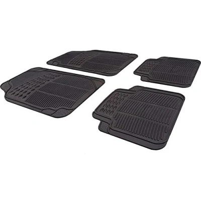 Image of XtremeAuto® Universal Non Slip 4 Piece Full Rubber Car Floor Mats