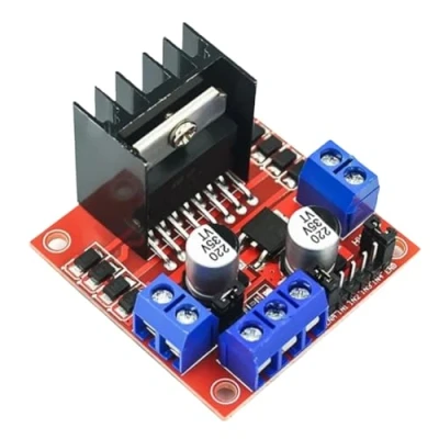 Image of L298N Module Dual H Bridge Stepper Motor Driver Board 2A/25W, Suitable for Robots and Smart Cars