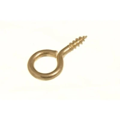 Image of Screw Eyes EB Brass Plated 30mm x 6mm (Pack of 100)