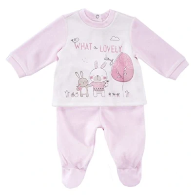 Image of Chicco Baby Boys&#039; Pyjama Set Multicolour Pink 3 6 Months