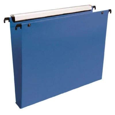 Image of Esselte Premium Suspension Files for Filing Cabinet 30 mm Base Pack of 10 Opaque Blue