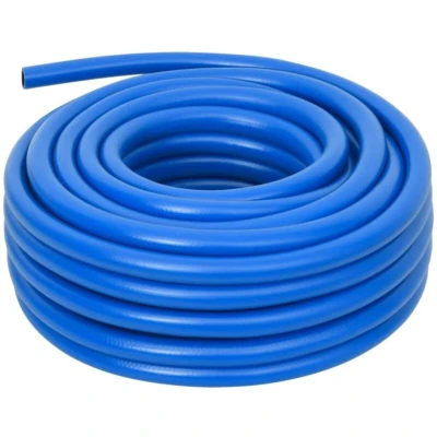 Image of vidaXL Air Hose Blue 0.7&quot; 5 m PVC