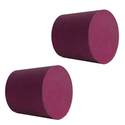 Image of 2x Bung Demijohn Rubber Cork Solid NOT Drilled Un Bored Bottle Stopper