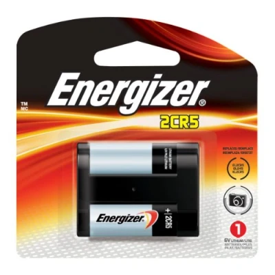 Image of E2 Lithium Photo Battery, 2CR5, 6Volt, Sold as 1 Each