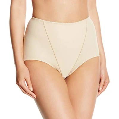 Image of Triumph Women&#039;s Wild Rose Sensation Highwaist Panty Slip, Nude Beige, S
