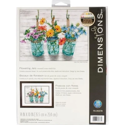 Image of Dimensions 70 35378 Counted Cross Stitch, Assorted, 35.5 x 25.4cm