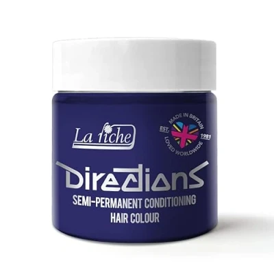 Image of La Riche Directions Semi Permanent Hair Color 100ml Tub Midnight Blue