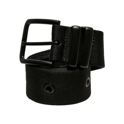 Image of Urban Classics Eyelet BELT Unisex Belt, Men&#039;s, Size: S/M, Black