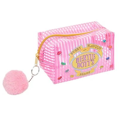 Image of Harry Potter Clear Cosmetics Bag Transparent Bertie Boots Beans Make Up Travel Toiletry Bags School Pencil Case