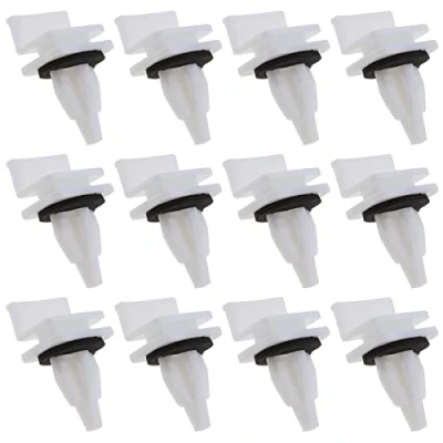 Image of the Lord of Tools 30pcs Side Trim Sill Skirt Clips Rocker Panel Wheel Housing Retainer White Plastic with Sponge Seal 91513SM4000 Compatible Honda Accord Civic CR V Odyssey Prelude