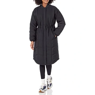 Image of Amazon Essentials Women&#039;s Oversized Quilted Coat (Available in Plus Size), Black, XXL