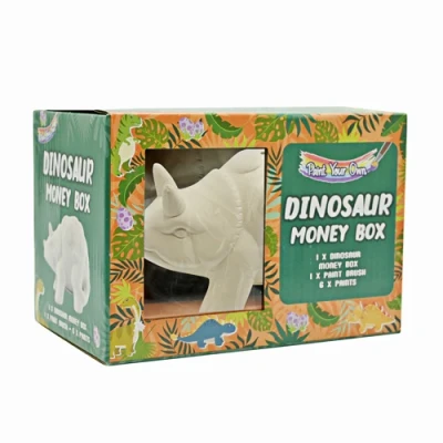 Image of Paint Your Own Dinosaur Money Box
