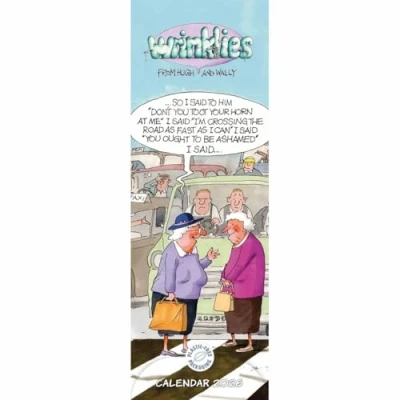 Image of Wrinklies Slim Calendar 2026