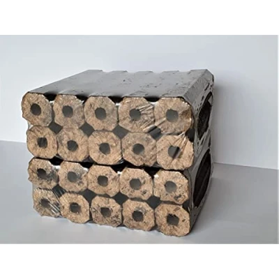 Image of Heat Logs Open Fire Log Fuel High Energy Ultra Dry Eco Wood 2 x 10 kg Pack