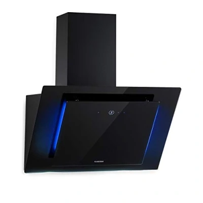 Image of Klarstein Eleonora Head Free Extractor Hood, EEC A ++, Exhaust Air Capacity: 426 m3 / h, Touch Control, RGB Ambience Colour, 60 dB, Circulating and Air, LED, Filter, cm Black