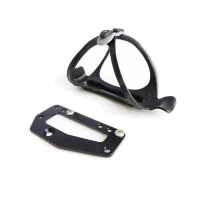 Image of REDSHIFT Bike Water Bottle Holder Mount and Cage for Quick Release Aerobar Handlebar, Adjustable Bicycle Cup Drink Bracket, Biking Accessories