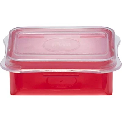 Image of Prym Mini Box, Red, Transparent, L 66 x B 59 H 24 mm