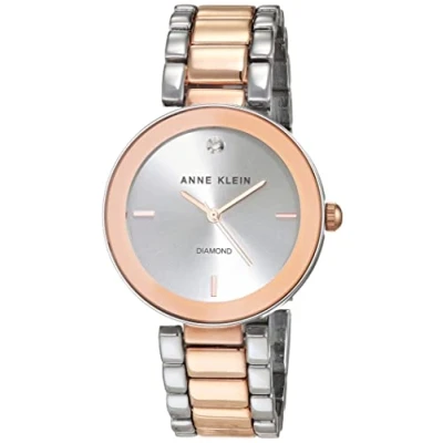Image of Anne Klein Women&#039;s Genuine Diamond Dial Bracelet Watch