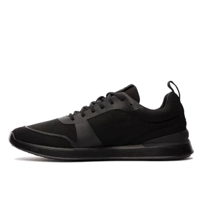 Image of Clarks Men&#039;s Lt Lace Sneaker, Black Knit, 10 UK