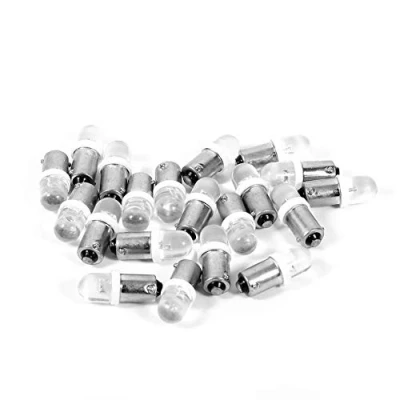 Image of Turn Signal Night Dashboard Light Bulb 20Pcs T11 t4w BA9S H6W 1895 Convex 1LED Auto Car led White Base Type +