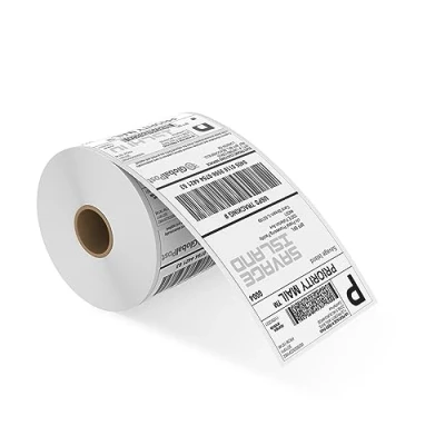 Image of 6x4&quot; 100x150mm Direct Thermal Shipping Labels (1 Roll 250 Labels)