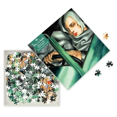 Image of Adult Jigsaw Puzzle Tamara de Lempicka: in the Green Bugatti, 1929: 1000 piece Puzzles