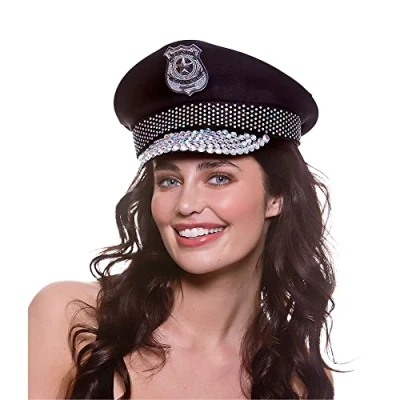 Image of Wicked Costumes Deluxe Cop Hat Fancy Dress Accessory