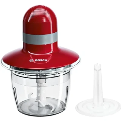 Image of Bosch MMR08R2 Food Chopper, 400W, Red/Grey