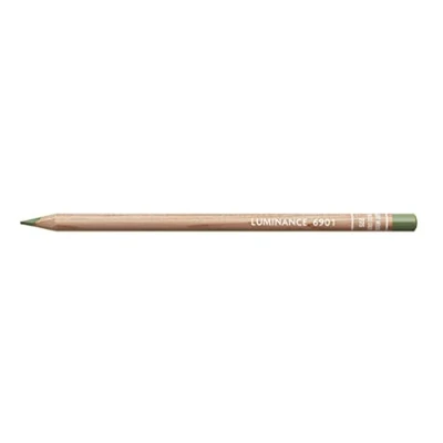 Image of Caran d&#039;Ache Luminance 6901.225 Colour Pencil Artist Colouring Pencils, Pack of 3, Colour: 225 Moss Green