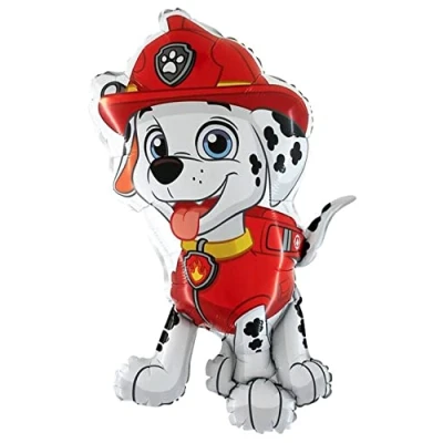 Image of Ballonheld Paw Patrol Marshall Foil Balloon Approx. 80 cm Suitable for Helium Long Floating Time Children&#039;s Balloons