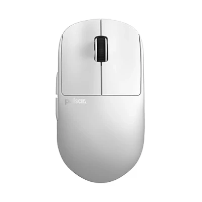 Image of Pulsar Gaming Gears X2H Wireless Mouse, Ultra Lightweight 1.90 oz (54 g), Symmetrical, Optical switch, 2.4 Ghz 1 ms, 26000 DPI, PAW3395 sensor (Medium, Wireless, White)