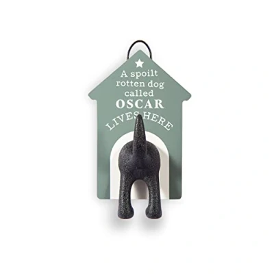 Image of Personalised Dog Lead Hook (Oscar)