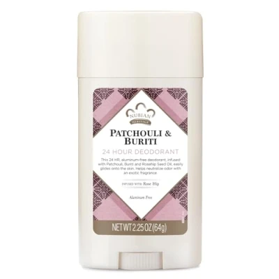 Image of Nubian Heritage Patchouli &amp; Buriti 24 Hour Deodorant Stick, 2.25 Ounce