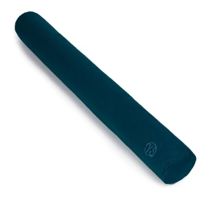Image of Yoga Studio Organic Buckwheat Slim Bolster Perfect for Yoga, Neck Relaxation, Stretching 80x8cm (Teal)