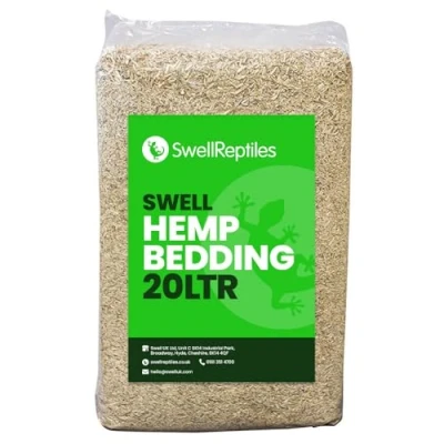 Image of Swell Reptiles Hemp Bedding Reptile Substrate 20 Litres Dust Free and Odourless