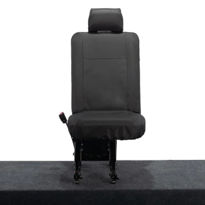 Image of My Van Seat Covers MVSC212B Tailored Heavy Duty Waterproof 2nd Row Single Cover Black To Fit VW T5/T5.1 Transporter (2003 2015)
