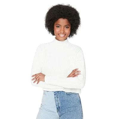 Image of Trendyol Sweater Ecru Regular