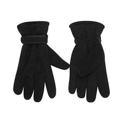 Image of undercover lingerie Mens Pro Climate Fleece Gloves MA342 Black
