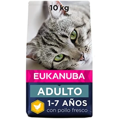 Image of Eukanuba Dry Cat Food Adult Chicken Liver, 10 Kg
