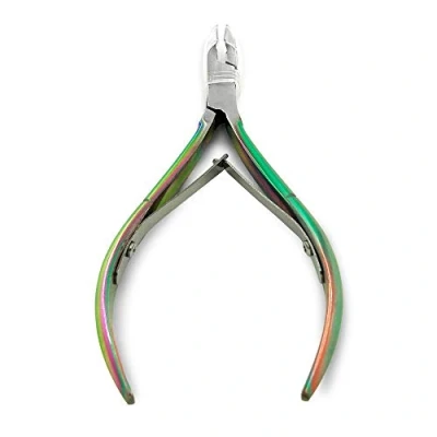 Image of KADS Cuticle Nipper Cutter Remover for Dead Skin Durable Manicure Tools and Clippers Colorful Rainboow Stainless Steel