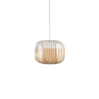 Image of Forestier Bamboo Light XS pendant lamp 27 cm white