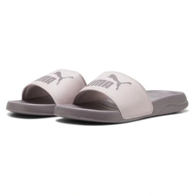 Image of PUMA Unisex Popcat 20 Slide Sandal, Mauve Mist Plum JAM, 9 UK