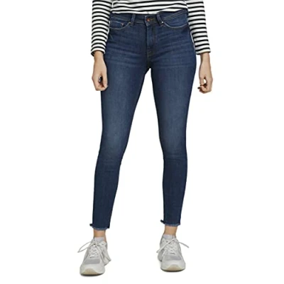 Image of TOM TAILOR Ladie&#039;s 1023970 Jona Extra Skinny Jeans, 10119 Used Mid Stone Blue Denim, 29