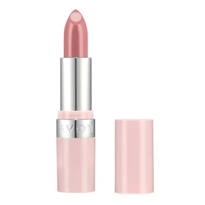 Image of Avon Hydramatic Shine Lipstick 3.6g Hydrating Intense Colour SPF 20 Plumper and Smoother Looking Lips Cruelty Free Hydra Rose Quartz