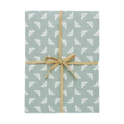Image of Walton &amp; Co Moss Bee Tablecloth 130x230cm