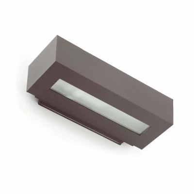 Image of West 1 Light Outdoor Wall Dark Grey IP54, E27